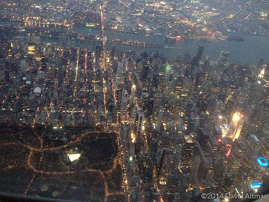 Ariel photo of south east corner of Central Park, NYC