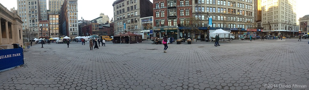 Photograph of the Farmers Market at Union Square, Manhattan, NYC.
